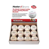 Bullseye Top Grain Leather Kevlar Seamed Pitching Machine Baseballs